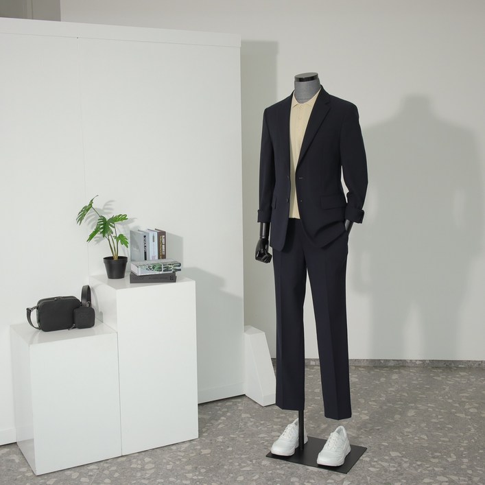 리버클래시 LLS26511DN, LLS27511DN SLIMFIT SUIT 스판 싱글 셋업 정장 다크네이비