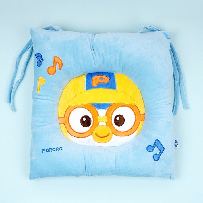 뽀로로 방석 두꺼운 키높이 방석 사각 좌식 의자 방석 어린이집 학교 쿠션