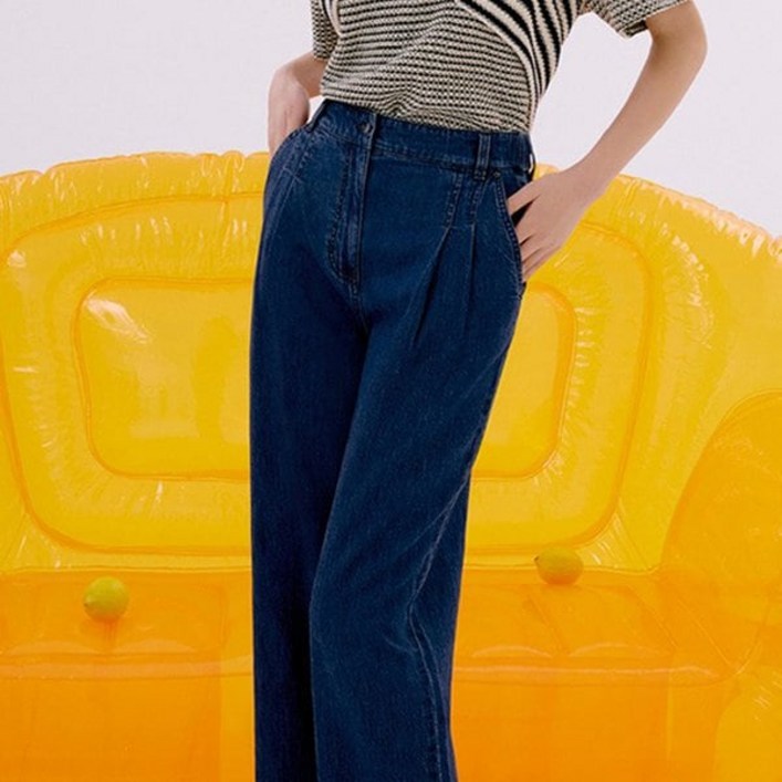 더엣지 정상가 79 900원 딥인디고 데님 팬츠 WYDP3G02