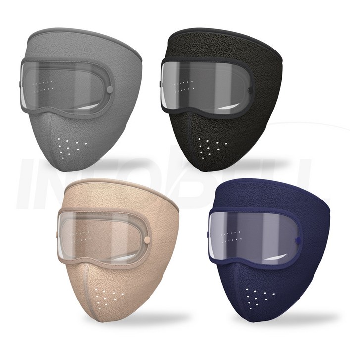 TV홈쇼핑정품 인포벨스위스클럽 장미화 방한용 캐나다 핫 따숨 고글 마스크 오토바이 배달 야외 기모 워머