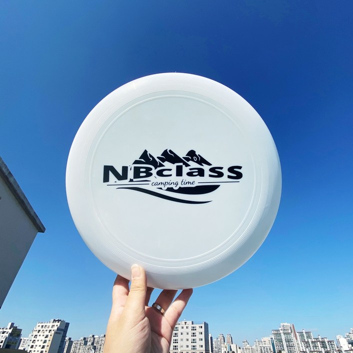 뉴빛클라스 플라잉디스크 프리즈비 원반  수납백, 화이트White, 1개