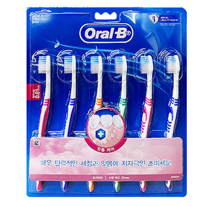 오랄비 고탄력 초미세모 잇몸선케어 칫솔