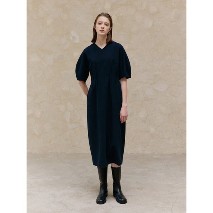 모한 TWS LINE VOLUME STTICH DRESS_2 C