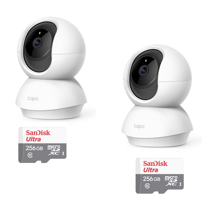 티피링크 Tapo TC71256GB SD카드 아기 강아지 2K 홈캠 세트