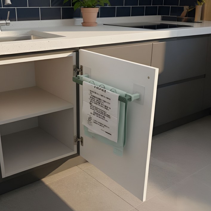 베리본 쓰레기 종량제 봉투 정리 거치대