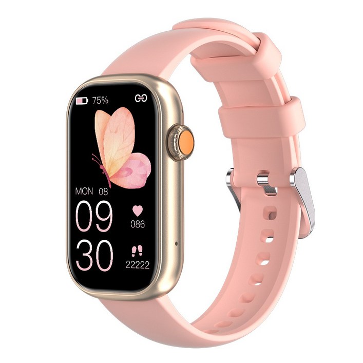 와피크 블루투스 스마트워치 X3 스마트밴드 한글판 운동시계, 골드, 3.7cm, GPS  블루투스