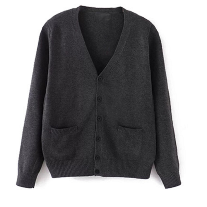 키밍 스쿨룩 브이넥 니트 여성가디건