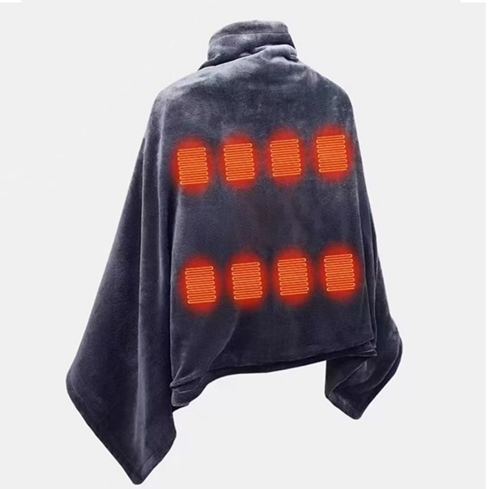 MIFAN 극세사 캠핑 휴대용 전기 담요 무선 USB 온열 담요