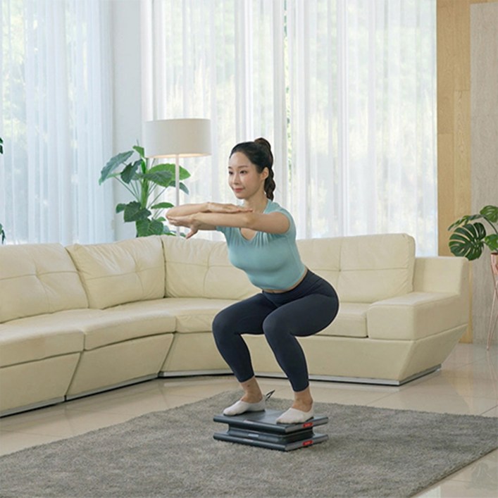 굿프렌드 신수지의 리본진동운동기 홈트 소리없이 강하다 신개념 진동운동기 GOODV20