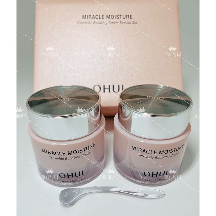 오휘 미라클 모이스처 크림 60ml 최신듀오 기획세트 60ml60ml, 1세트, 120ml