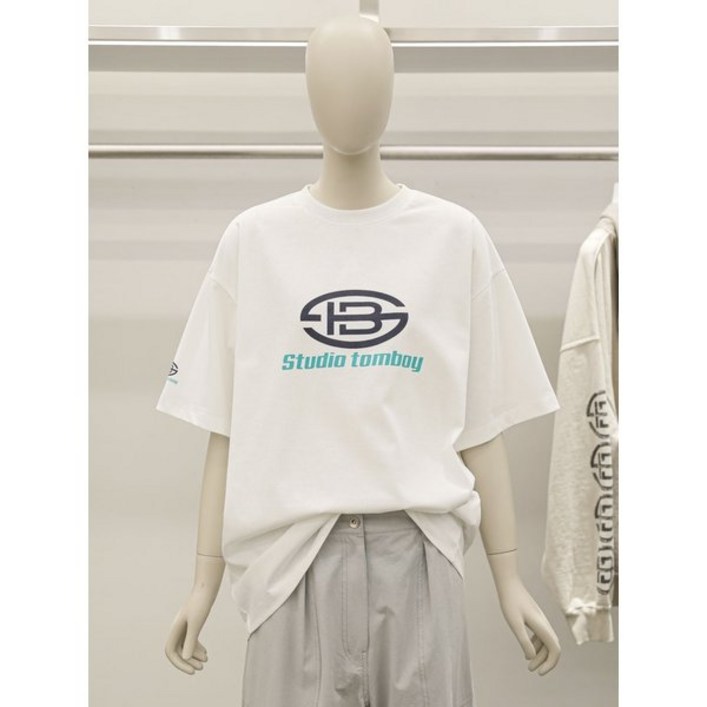 STUDIO TOMBOY 로고그래픽오버핏티셔츠 9104222194