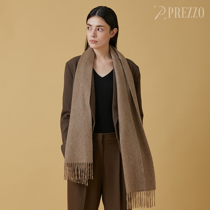 PREZZO 프레조 PULO 100 캐시미어 남자 여자 커플 머플러 목도리