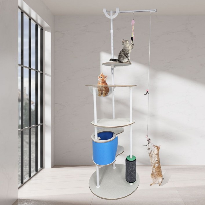 오르 튼튼한 장난감 종합 놀이 캣타워 ORCA003BH DIY 캣폴 고양이