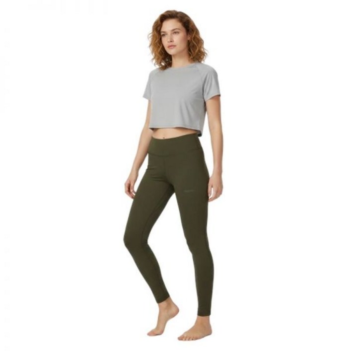 디스커버리 DWLG92056 여성 우븐 하이브리드 기모 레깅스