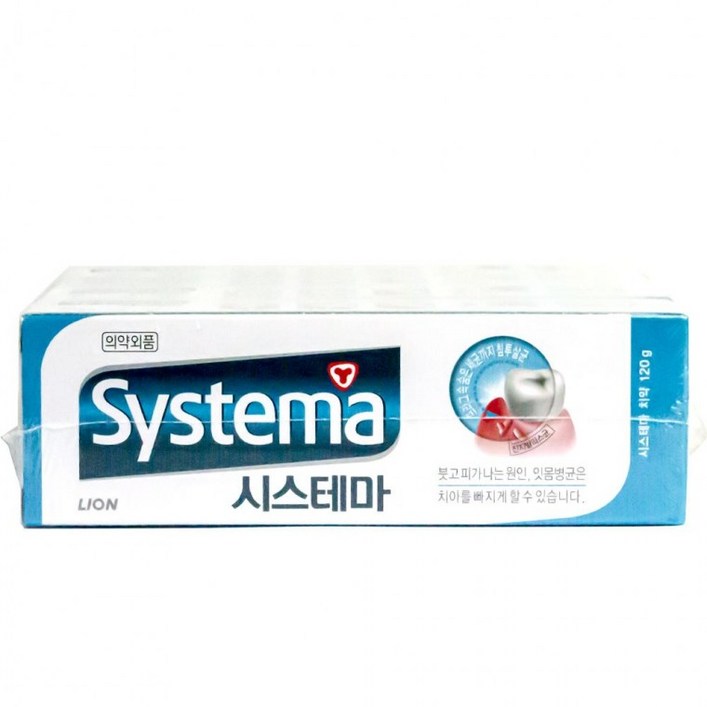 라이온 시스테마 아이스민트  (120g 3개 1세트)알파 치약