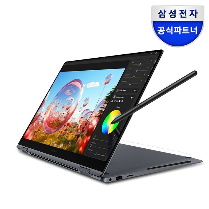 삼성전자 갤럭시북4 프로360 NT960QGK-K71A 인텔 코어 울트라 7 삼성노트북 고해상도 AI 노트북 사무용 노트북 대학생 노트북 2in1 노트북 S펜 포함, NT960QGK-K71A, WIN11 Home, 16GB, 1TB, 문스톤그레이