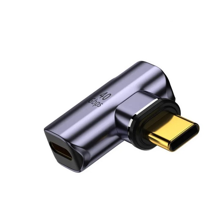 호환 USB40 Thunderbolt3 마그네틱 어댑터 C에서 Type C 40Gbps 100W 고속 충전 마그넷 컨버터 케이블 8 K6