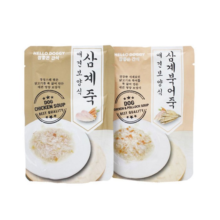 참좋은간식 10P 한박스상품 삼계죽80g