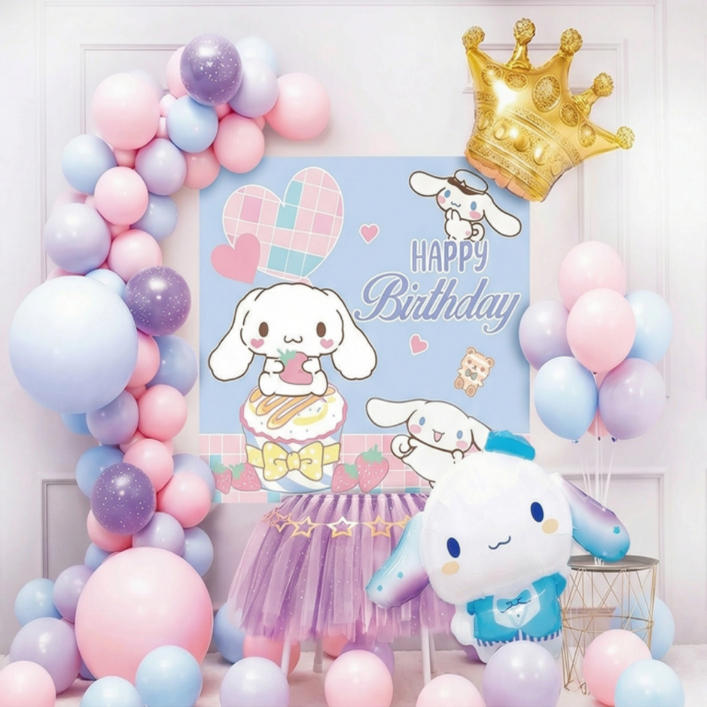 디어시즌 산리오 생일파티 풍선