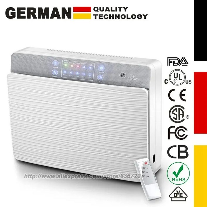 GERMAN 벽걸이공기청정기 꽃가루 연기 먼지 애완동물 비듬 포착 아로마디퓨저 포함