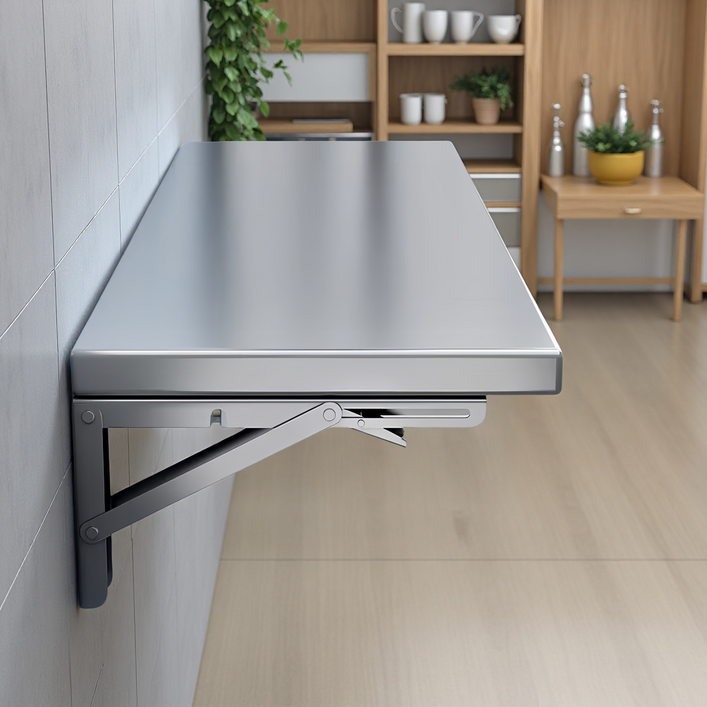 접이식 스텐 테이블 벽걸이테이블 접이식식탁 확장형 공간활용 다용도 책상