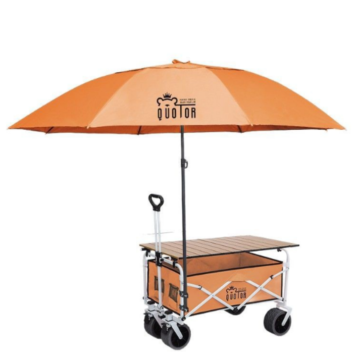 이동식 캐노피웨건 접이식 캠핑웨건 캠핑트레일러, 핑크 캐노피테이블웨건, 1개