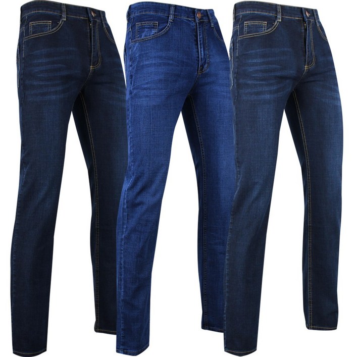 3장 여름용 남자 스판 데일리 데님 청바지 30~38 외출복 작업복 M1414