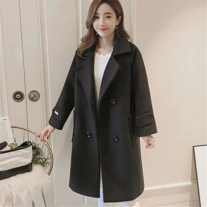 초봄  여성코트 / 모직코트 / 롱코트 / 여성자켓 / 아우터 / WT24102299 59