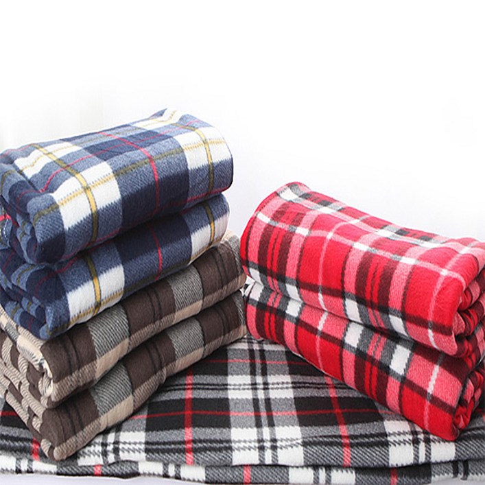 특대형담요무릎담요체크여행캠핑항공큰모포차량