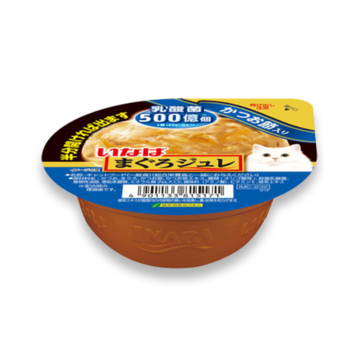 고양이캔 이나바 푸딩 마구로쥬레 유산균 가다랑어포 가쓰오부시 65gx12개780g IMC232, 가쓰오부시, 65g, 12개