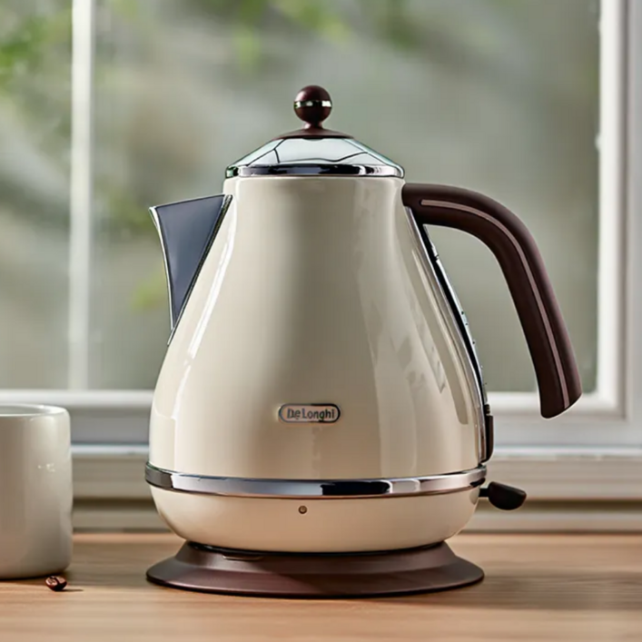 드롱기 아이코나 빈티지 전기주전자 베이지 KBOV2001.BG