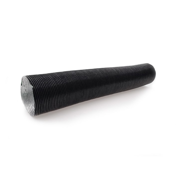 무시동 히터 온풍관 블랙 76mm 1.3m, 1.8m