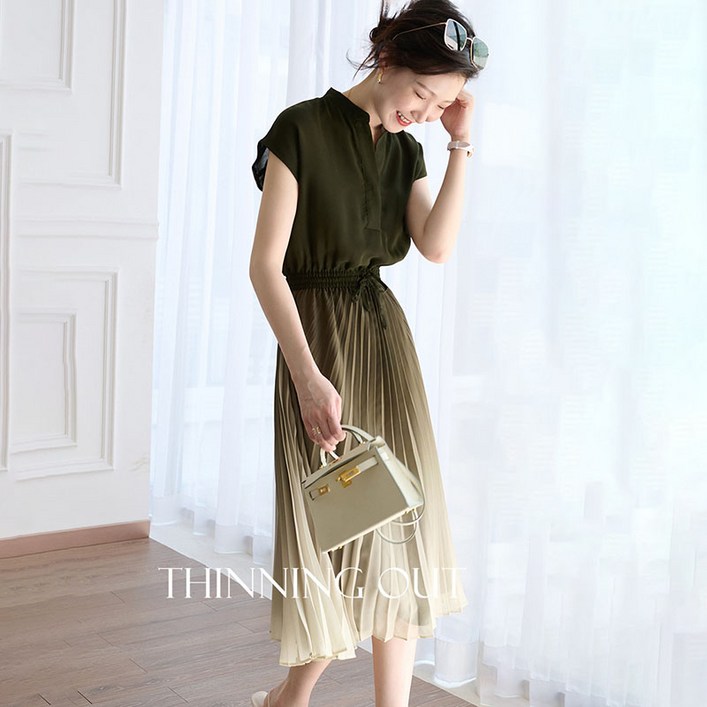 Seofst 여름 비치 플리츠 원피스 ZZTFZ007
