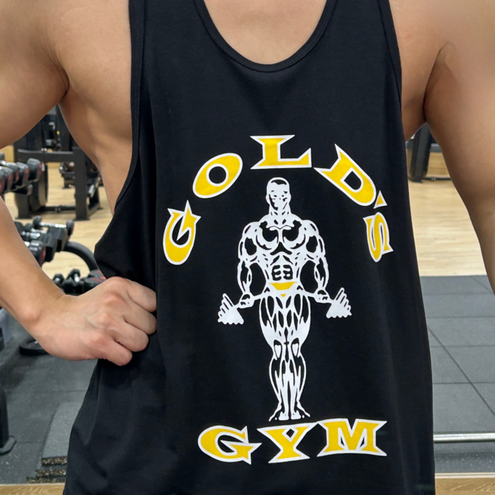 GOLD GYM 골드짐 짐웨어 헬스나시 운동 헬창 민소매