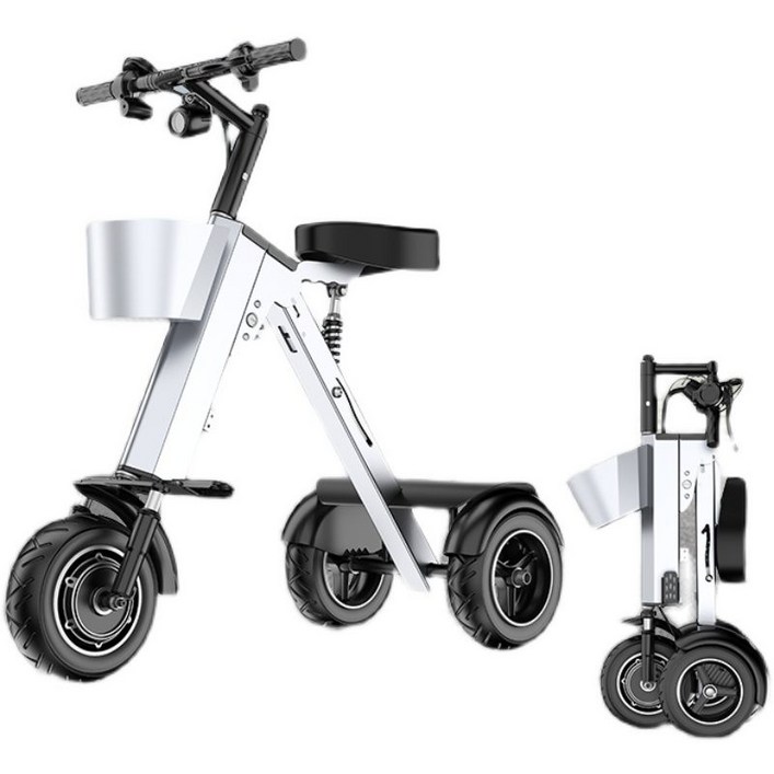 전동 스쿠터 세발 출퇴근용 전기 역삼륜 바이크 배달