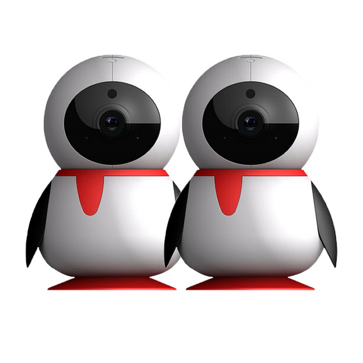 펭카 200만 화소 홈CCTV 유무선 IP카메라 펭카 PE204 2PACK 1080p 반려동물 어린이집 학교 학원 카페 사무실 무선 와이파이 CCTV