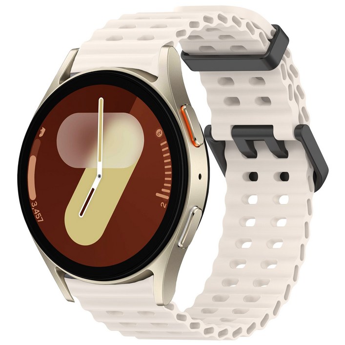 갤럭시워치 7 6 5 4 클래식 호환 스트랩 방수성 스포츠 마린 밴드 40mm 44mm 45mm 43mm 47mm 42mm 46mm