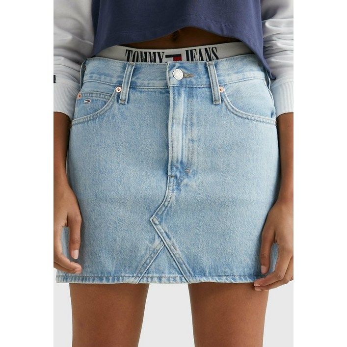 Tommy Jeans 토미 청바지 IZZIE A라인 스커트 치마 데님 라이트 Tommy Jeans 토미 청바지 IZZIE A라인 스커트 치마 데님 라이트
