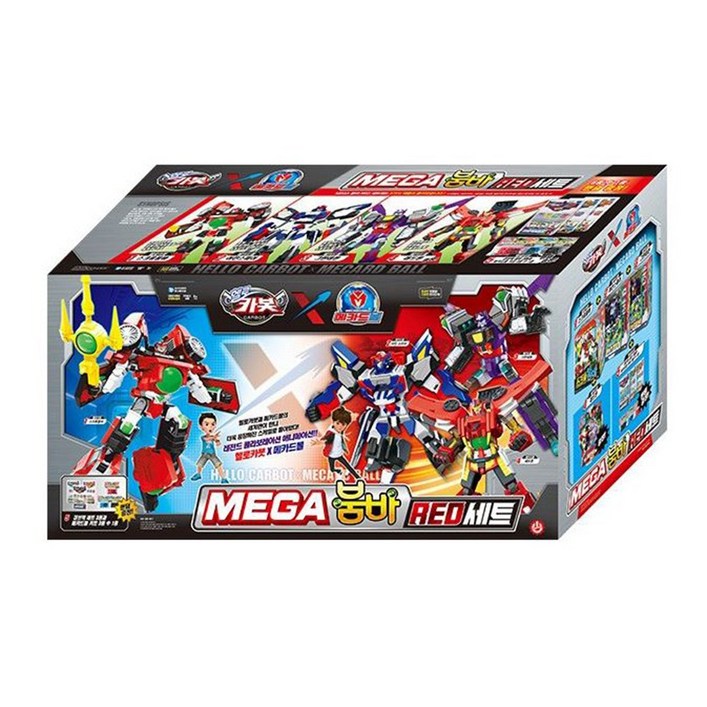 헬로카봇 메가붐바 레드세트, 1개