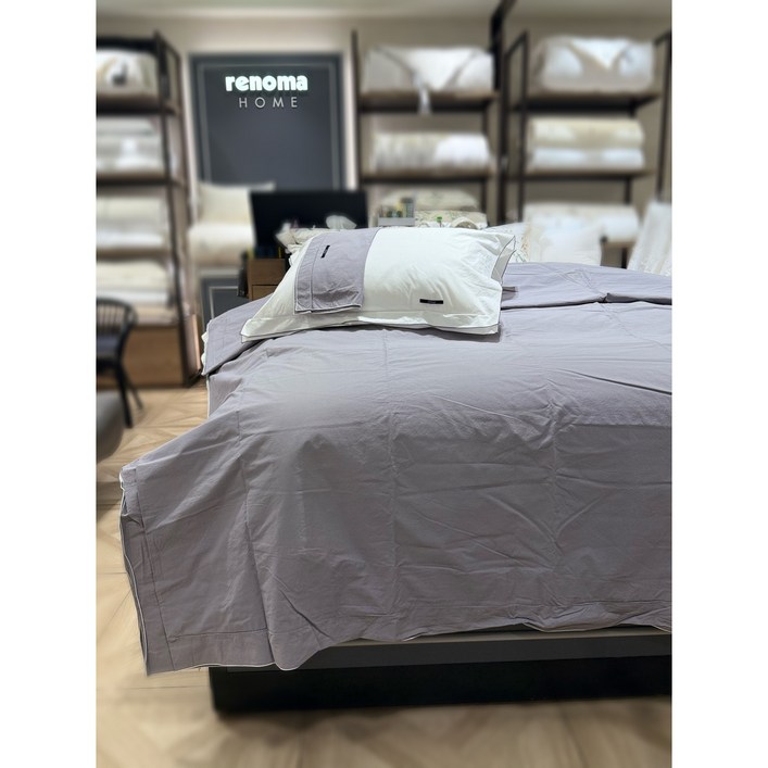 레노마홈 플랩워싱 홑겹이불커버