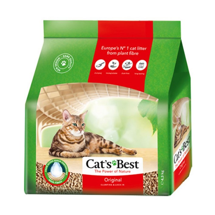 캣츠베스트 반려동물 오리지널 배변모래, 10L, 1개
