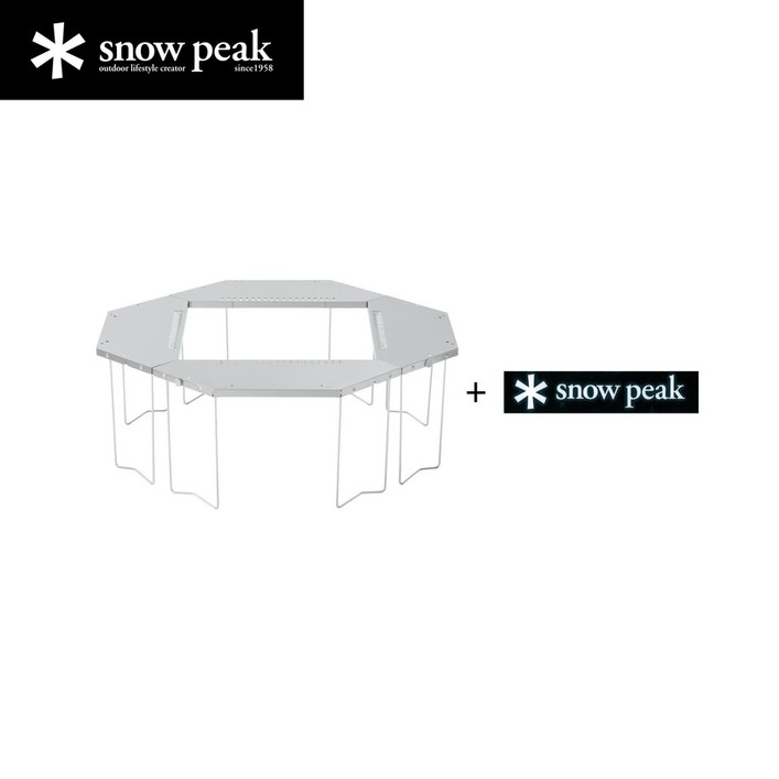 Snow Peak 스노우피크 지카로 테이블 세트 캠핑용 FK399