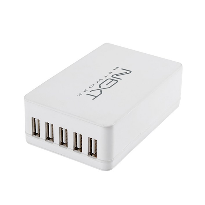 넥스트 NEXT USB 5포트 AC 충전기, 1개