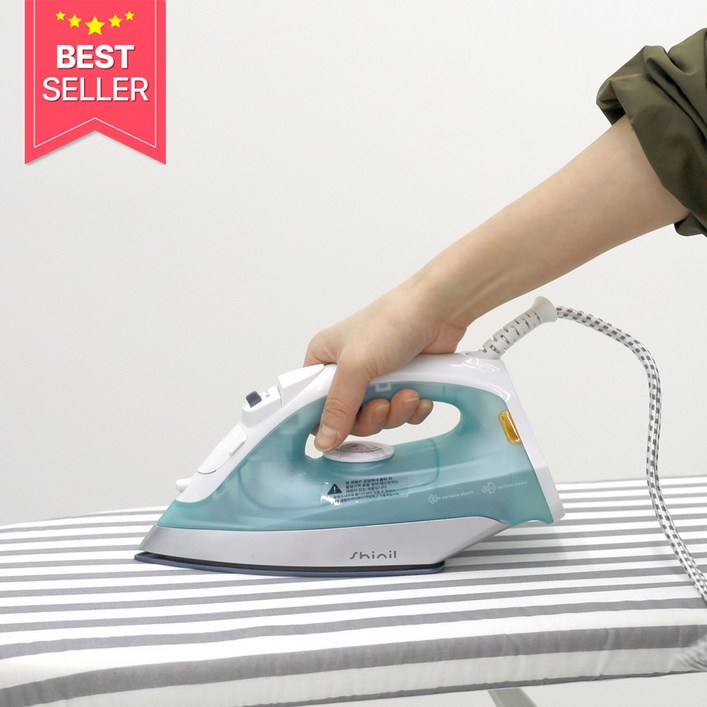 신일 스팀 유선 다리미 SEIY11EW 파워스팀 자가세척 민트색상, SEIY11EW
