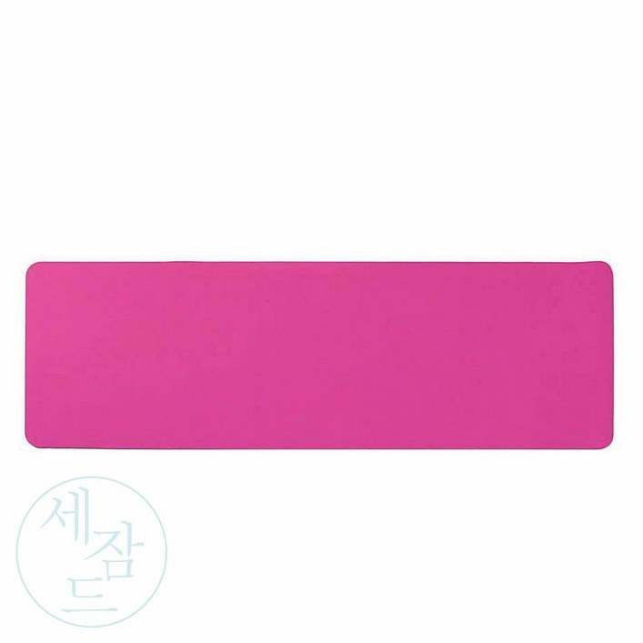 세잠드 양면 TPE 요가매트 핑크 친환경요가매트 홈트매트