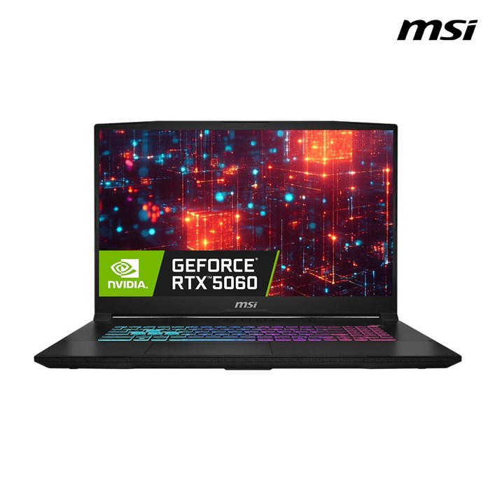 MSI Sword GF76 HX B14WFKi7 윈도우11 QHD 17.3인치 인텔 i7 14세대 14650HX RTX 5060, B14WFKi7, WIN11 Home, 64GB, 1TB, 블랙