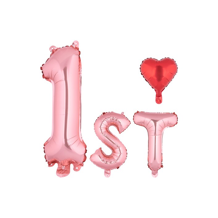 아트포유 1주년 첫돌 두돌 세돌 기념일 풍선 세트 4P