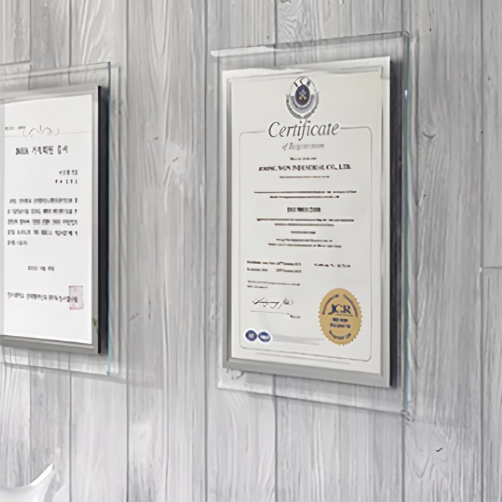 V91 크리스탈형 유리 액자