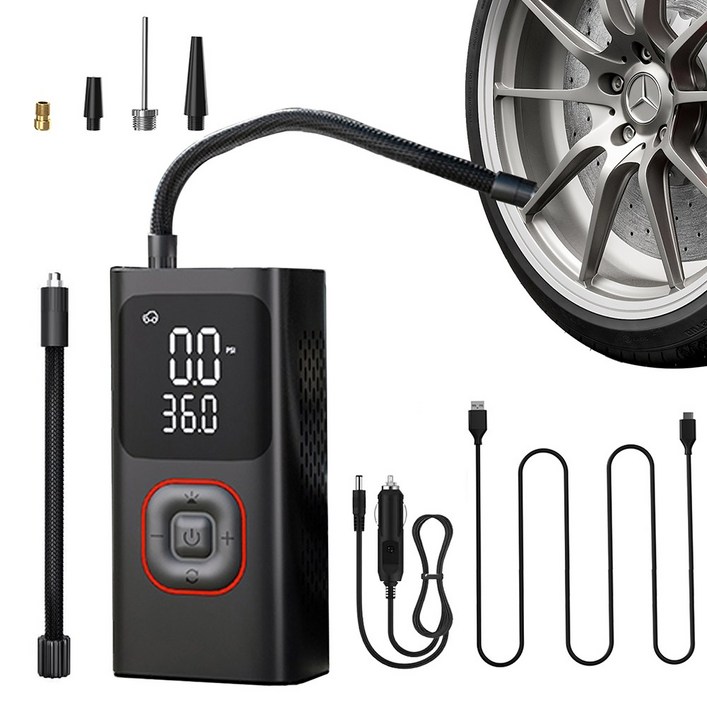 아우리넥스 휴대용 셀프 타이어 공기압 주입기