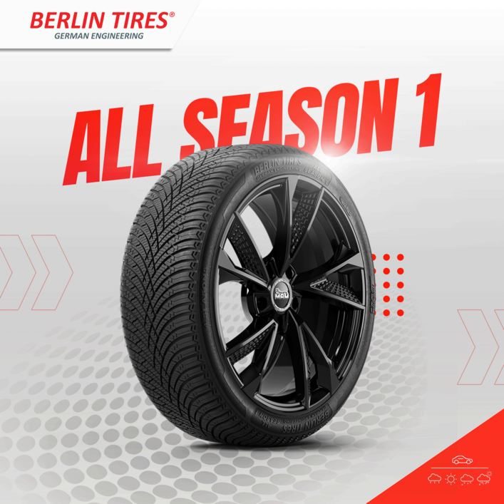 베를린타이어 올시즌1 Berlintires Allseason1 2454518 100W 올웨더타이어 3PMSF